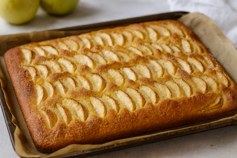Schneller Apfelkuchen vom Blech