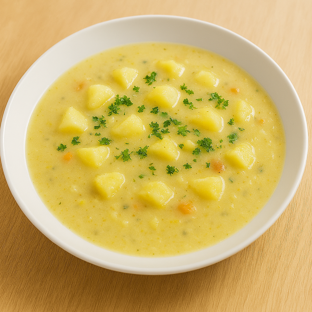 Kartoffelsuppe wärmend