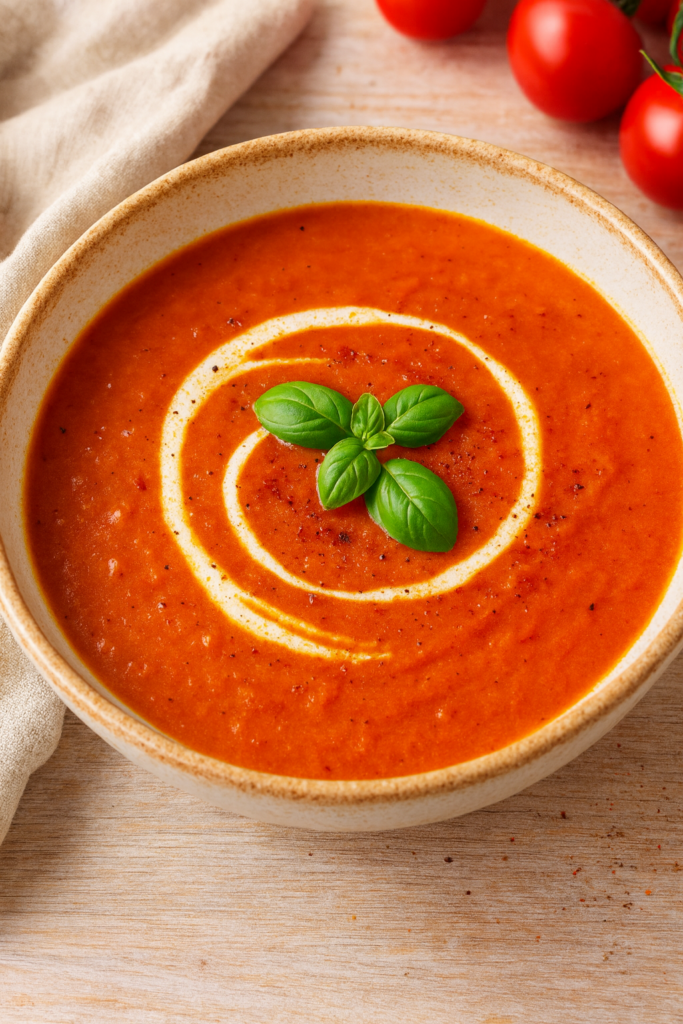 Tomaten-Paprika-Suppe