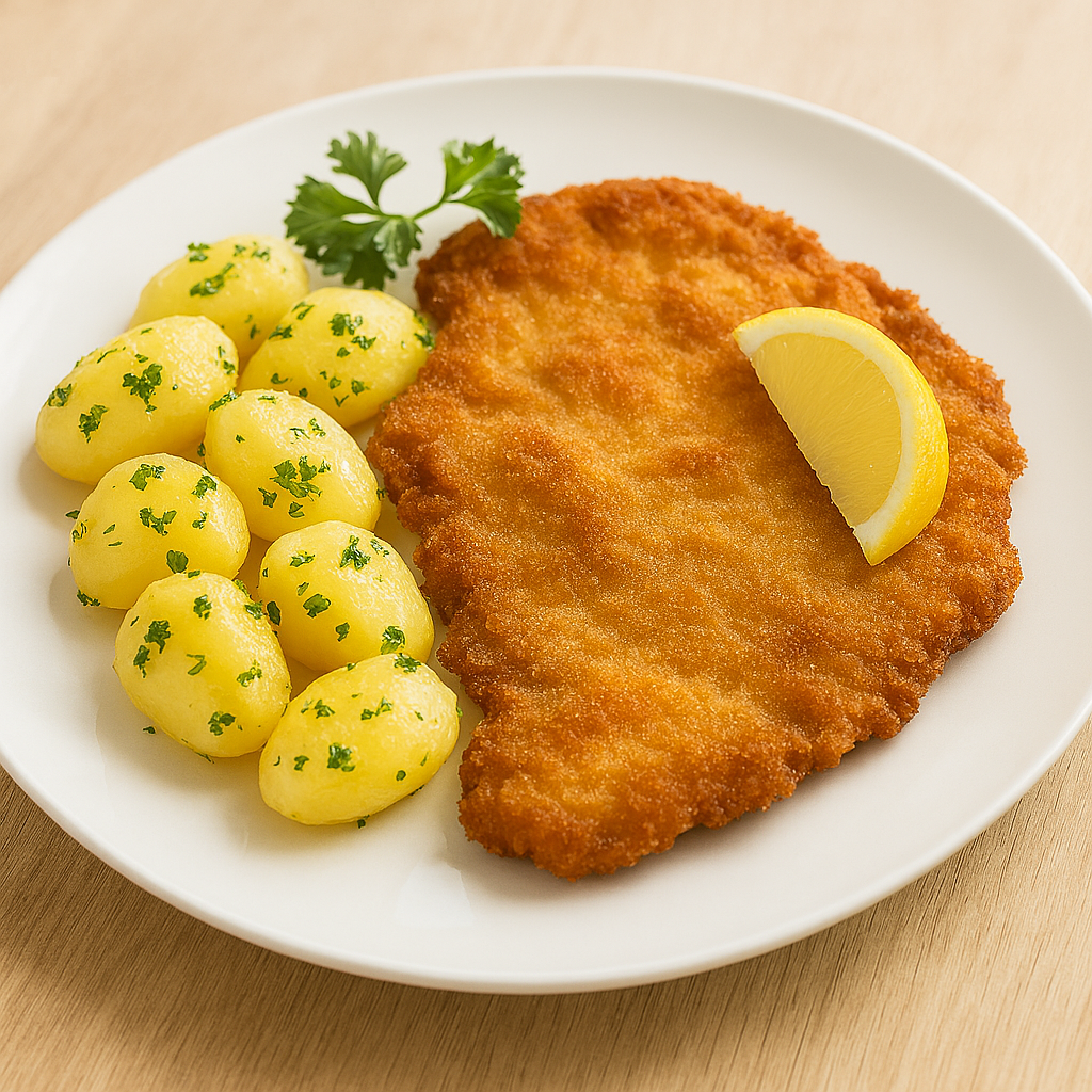 Wiener Schnitzel mit Petersilienkartoffeln
