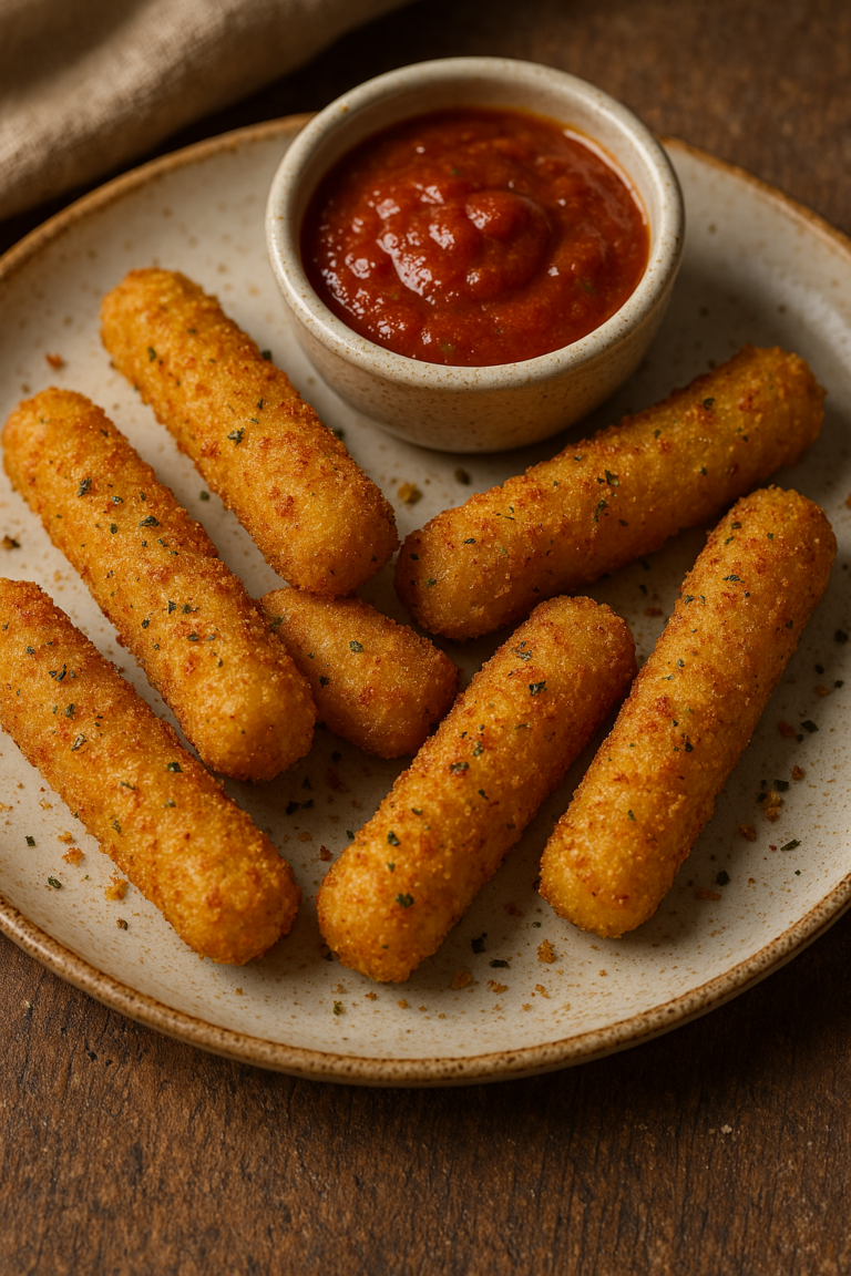 Mozzarella Sticks im Airfryer