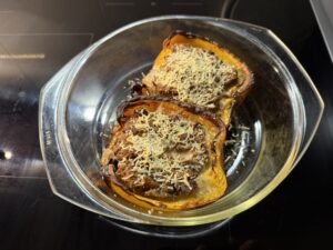 Gefüllte Paprika mit Hackfleisch im Airfryer