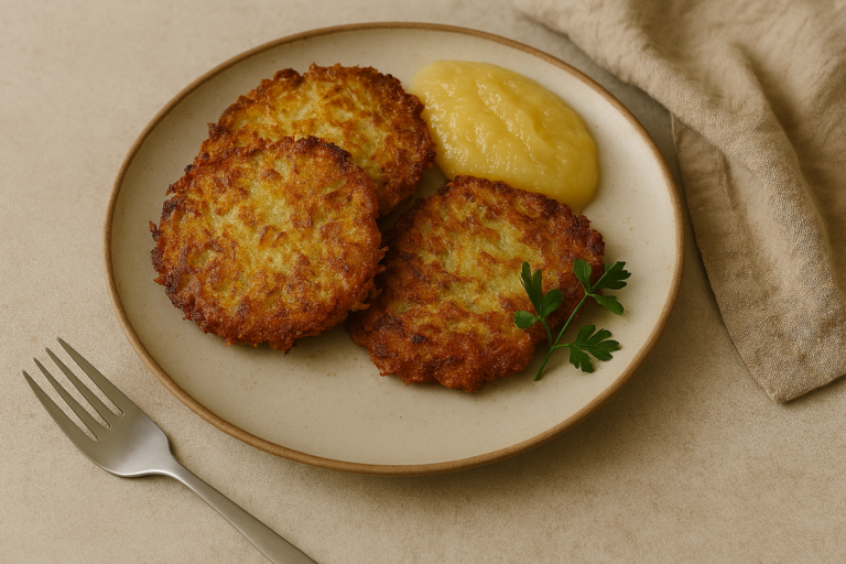 Airfryer Kartoffelpuffer knusprig goldbraun