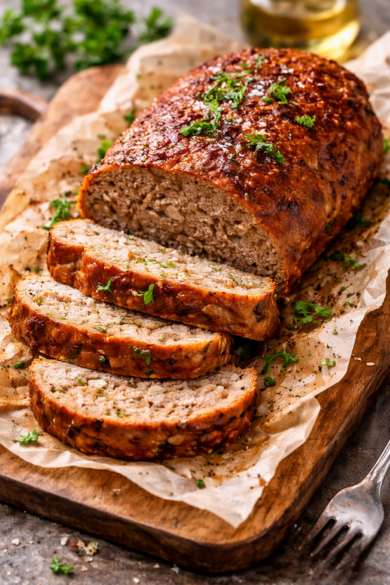 Saftiger Hackbraten aus dem Airfryer