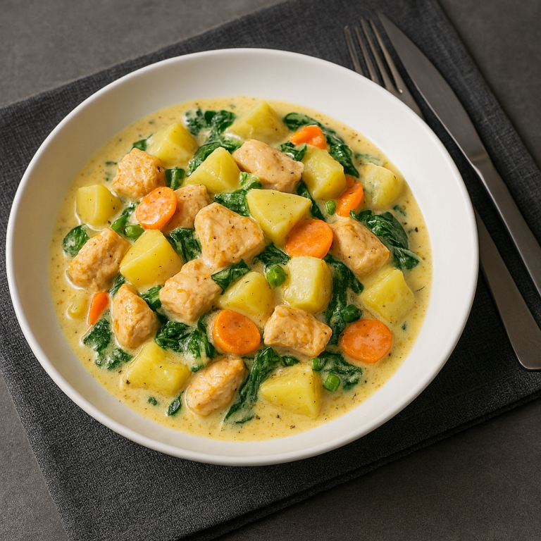 Kartoffel‑Pfanne mit Hähnchen