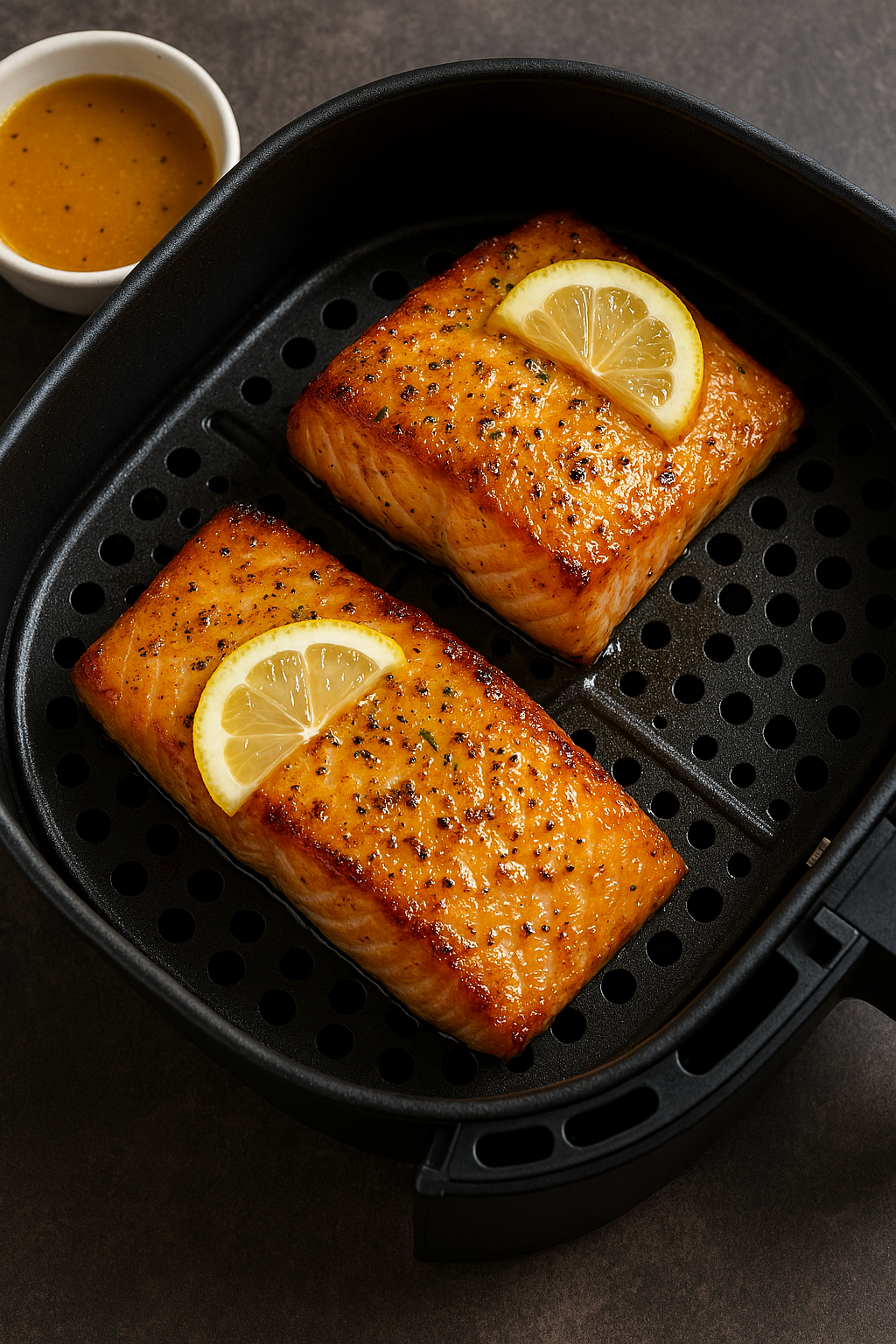 Airfryer Lachs mit Honig