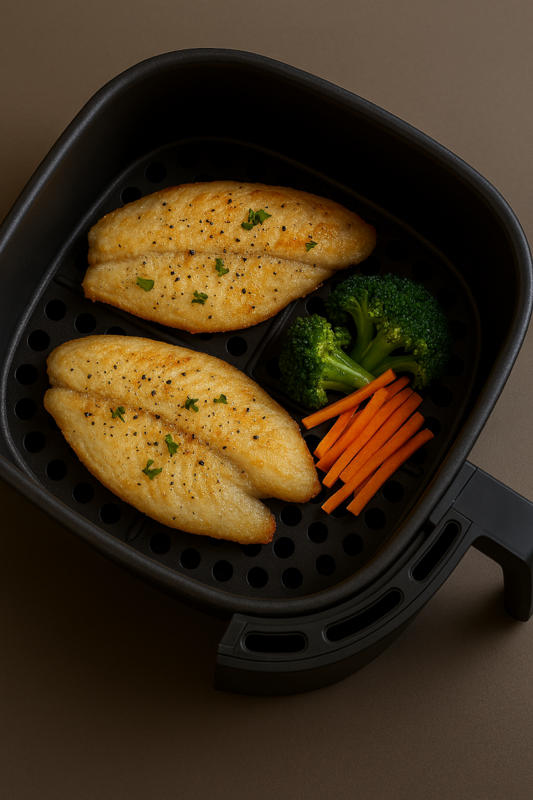 Airfryer Pangasius zart und aromatisch