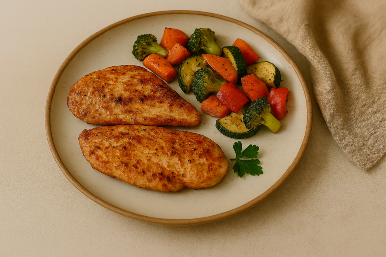 Airfryer Putensteaks saftig gebraten