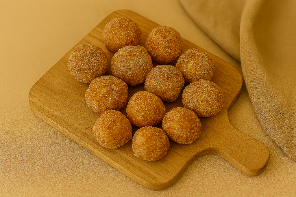 Airfryer Quarkbällchen goldbraun fluffig