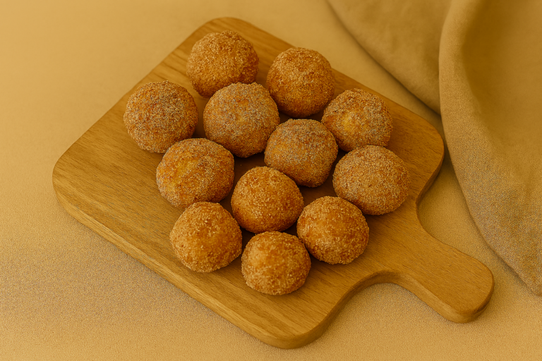 Airfryer Quarkbällchen goldbraun fluffig