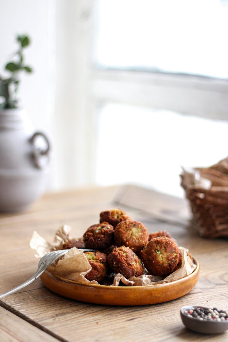 Airfryer Gemüse-Käse-Bällchen – knusprig & würzig