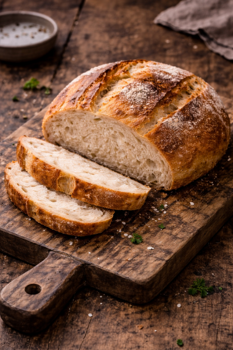 Einfaches Brot aus der Heißluftfritteuse