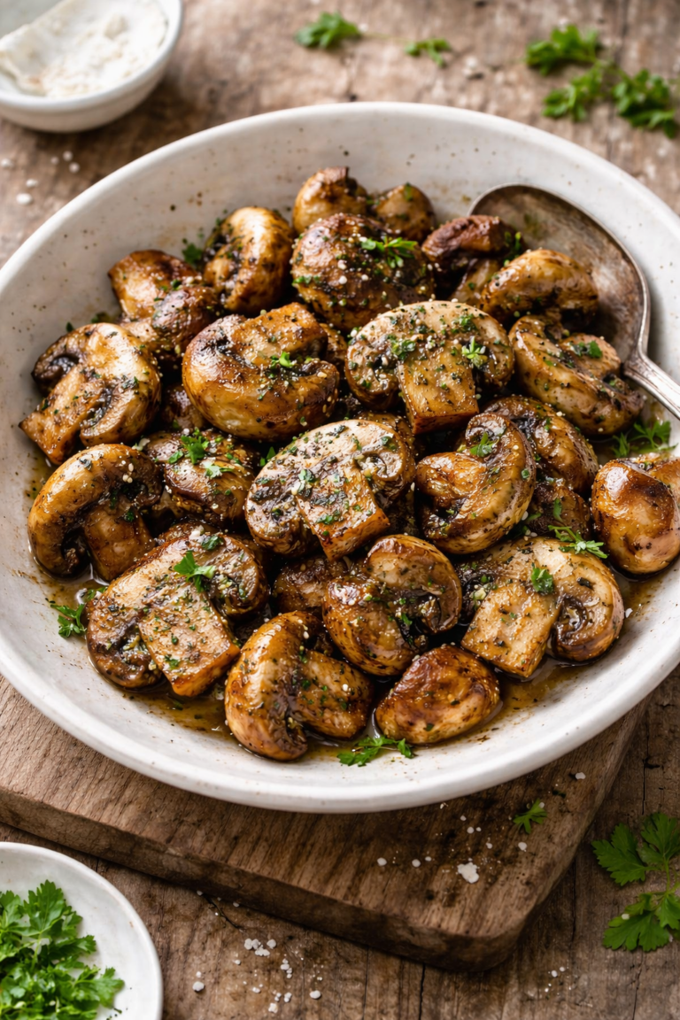 Airfryer Champignons