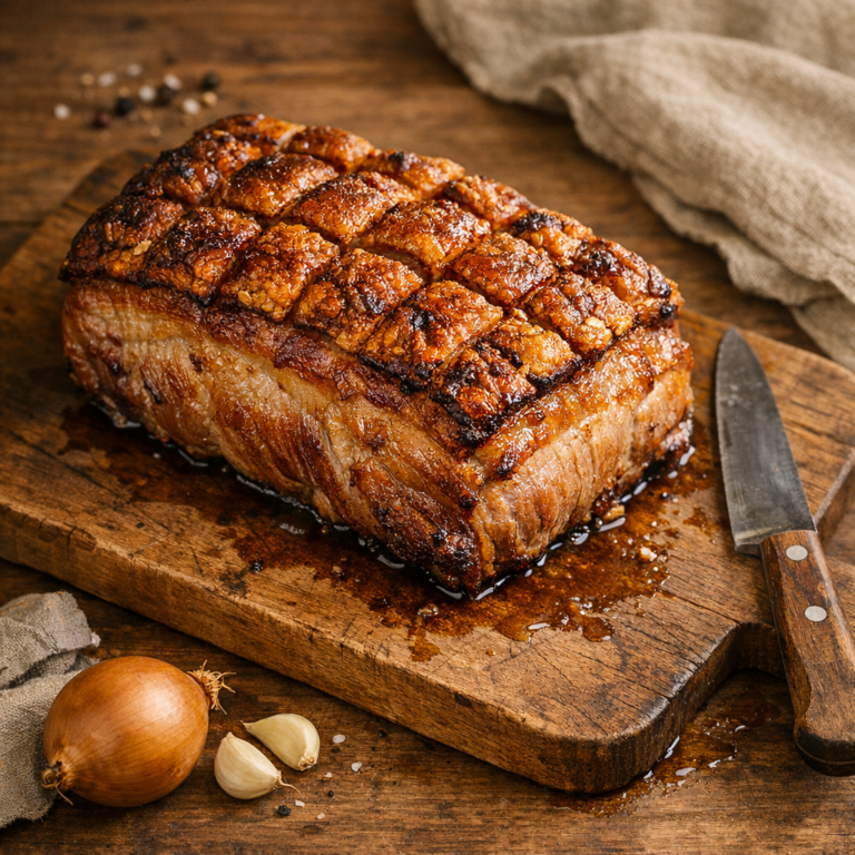 Krustenbraten im Airfryer – knusprige Kruste
