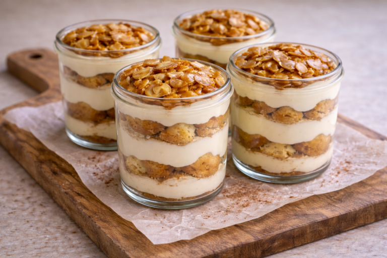 Bienenstich im Glas