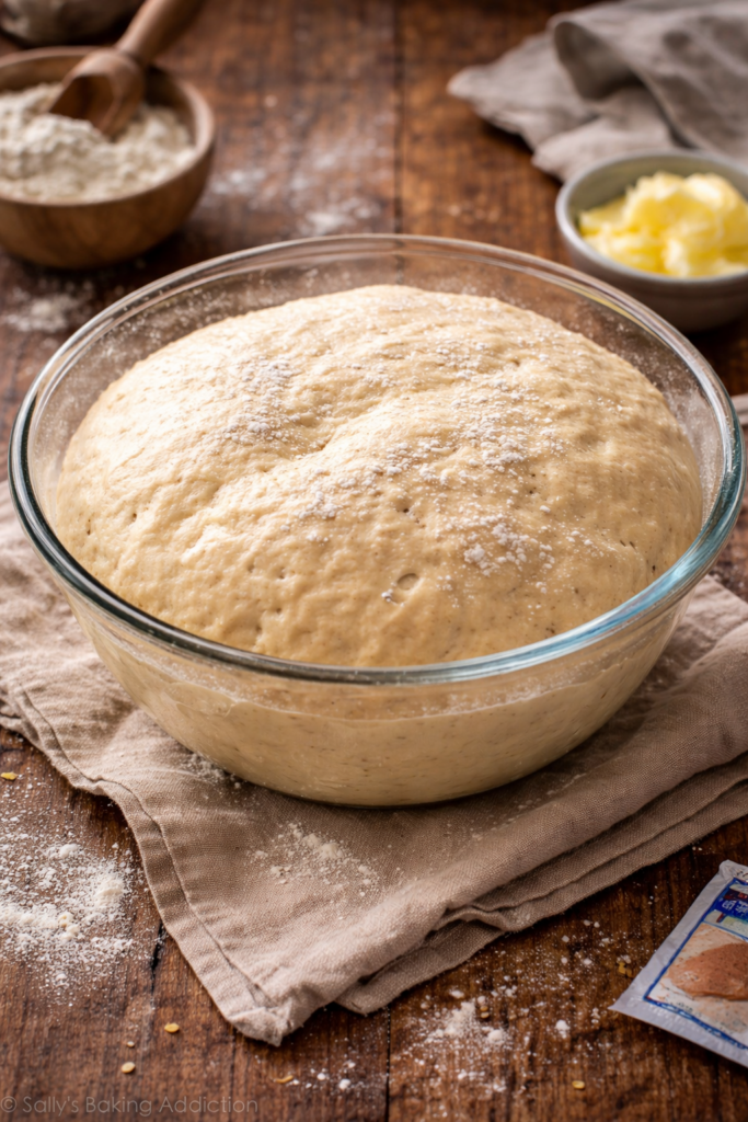 Nussstriezel – locker & saftig 3 Hefeteig Basis-Rezept