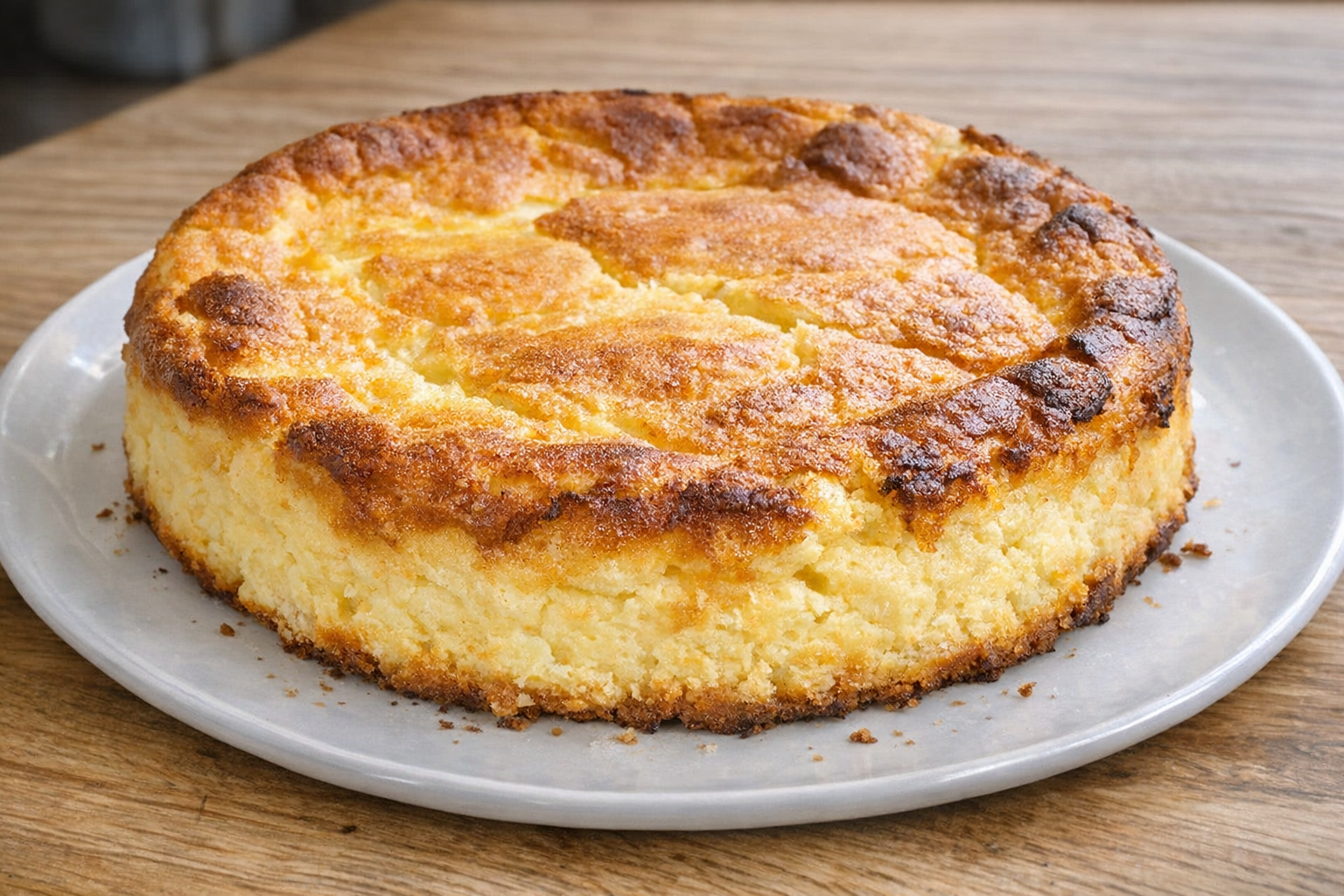 Käsekuchen ohne Boden