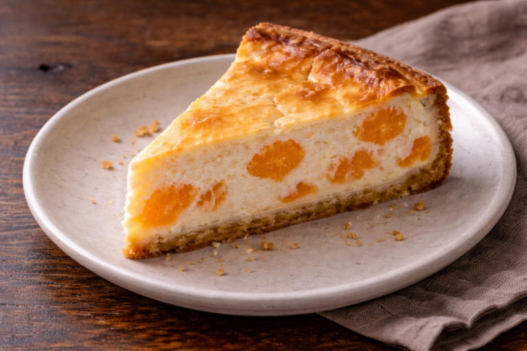 Käsekuchen mit Mandarinen