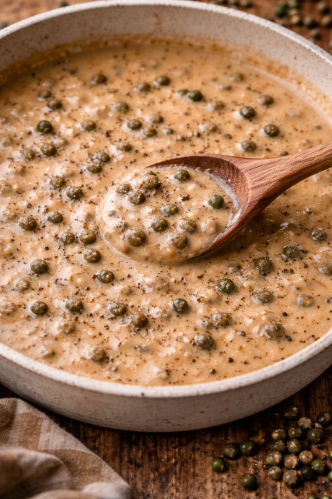 Cremige Pfeffer-Rahm-Sauce