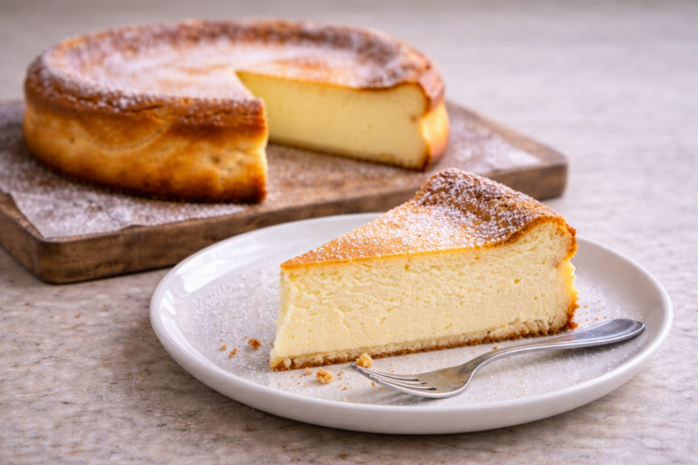 Quarkkuchen ohne Boden