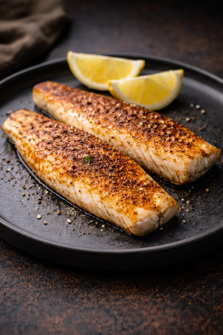 Seelachs im Airfryer – saftig & knusprig
