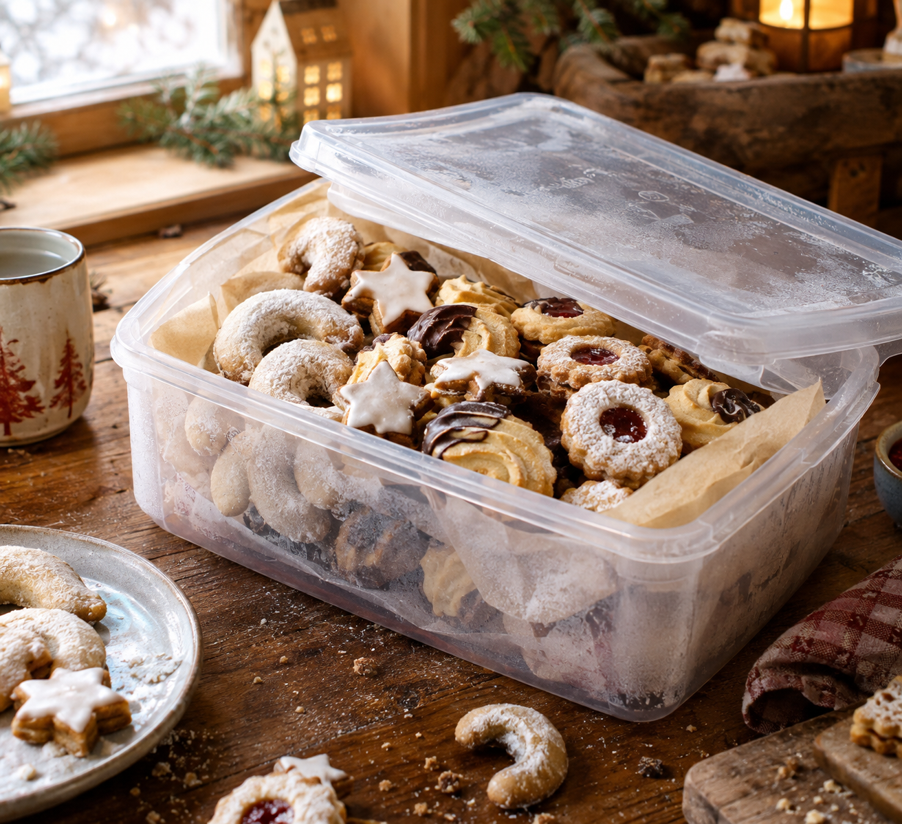 Weihnachtsplätzchen einfrieren