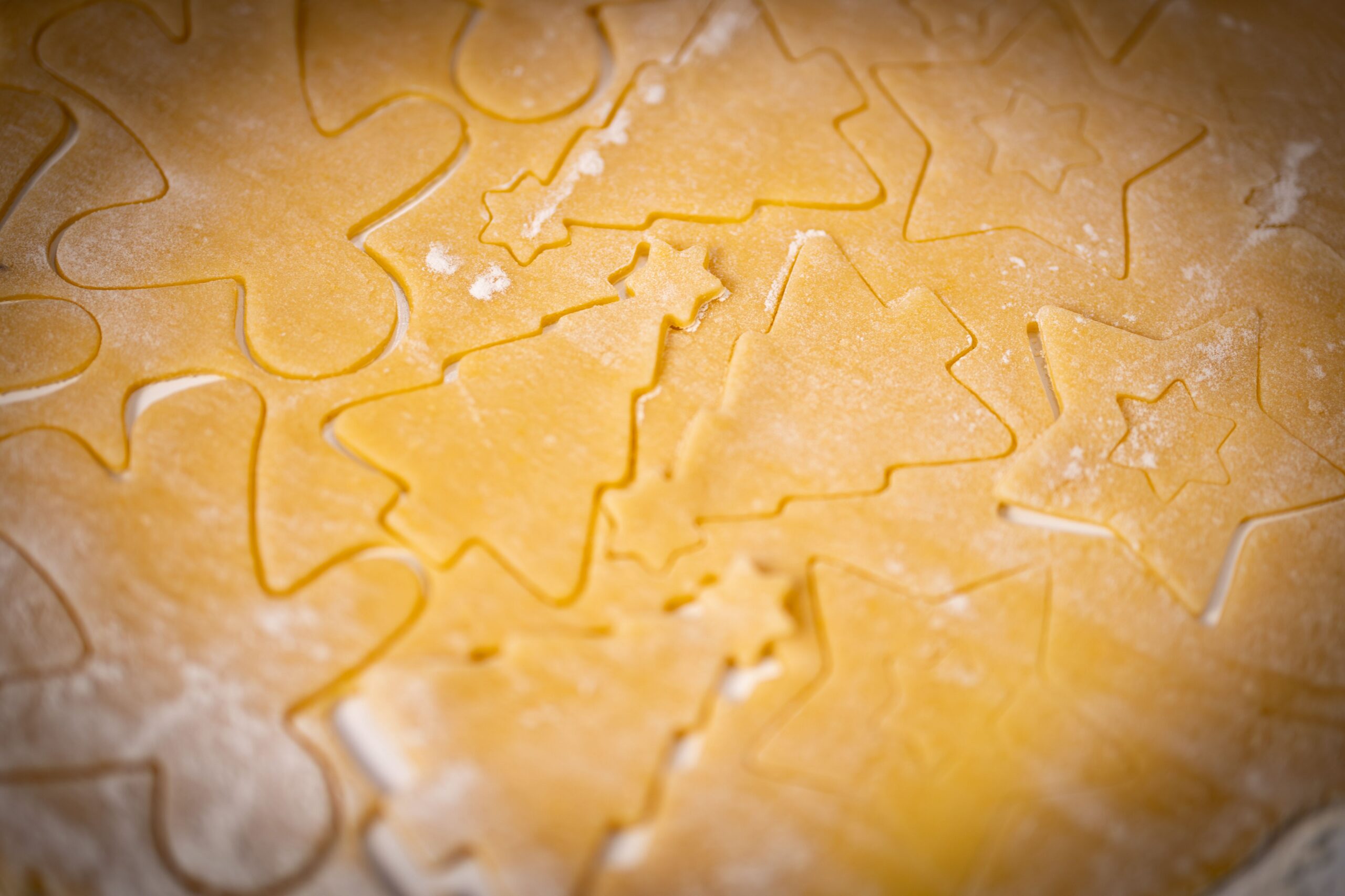 Teig zum Ausstechen von Weihnachtsplätzchen